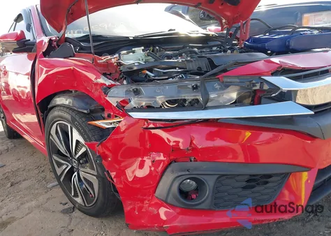 2017 Honda Civic Ex-L из США, поврежденный, VIN 2HGFC1F87HH651672